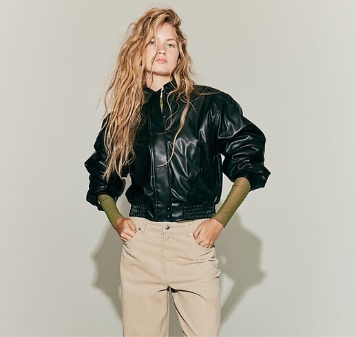 H&M H&M Kaplamalı Ceket