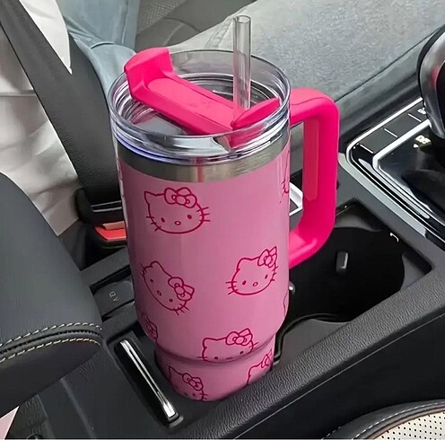 Beden Pembe hello kitty termos