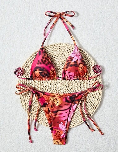 Çok renkli bikini takımı