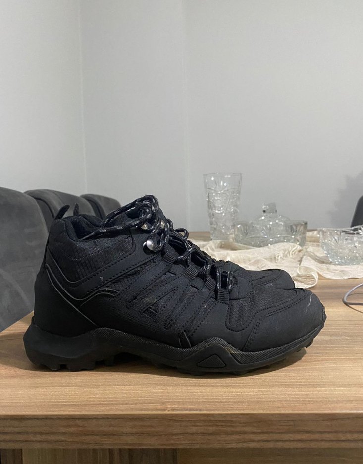 Siyah Bağcıklı Erkek Outdoor Spor Ayakkabı - Görsel 2