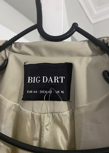 Bej Uzun Kadın Trençkot - Görsel 4