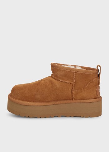 Ugg UGG Kadın camel renk hakiki deri ve gercek kurklu