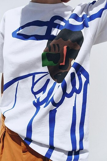 s Beden beyaz Renk Zara tshirt