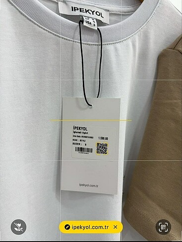 s Beden beyaz Renk İpekyol tshirt