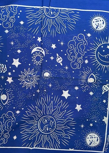 Renkli Payetli Bohem Kadın Fular - Görsel 3