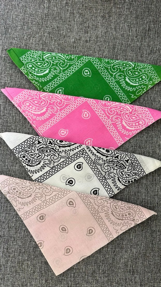 Renkli  Detaylı Kadın Fularlar - Görsel 2