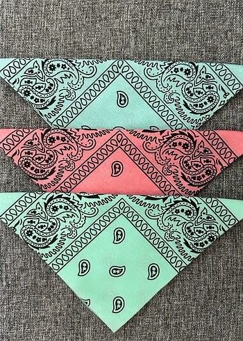 Renkli Vintage  Detaylı Kadın Fular - Görsel 2