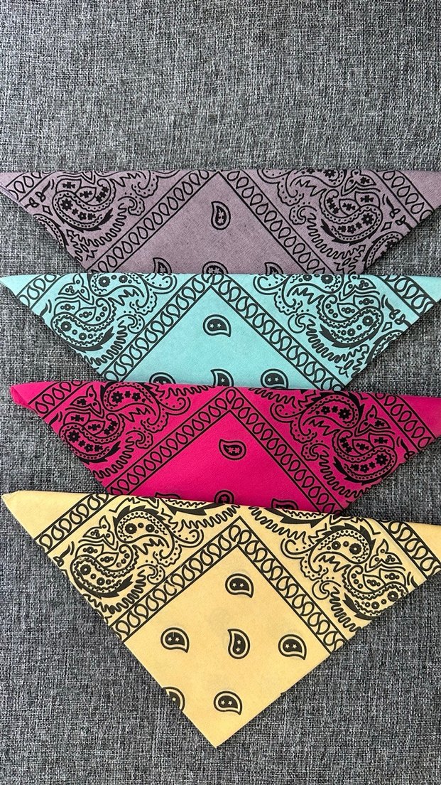 Renkli Vintage Kadın Fular Seti - Görsel 2