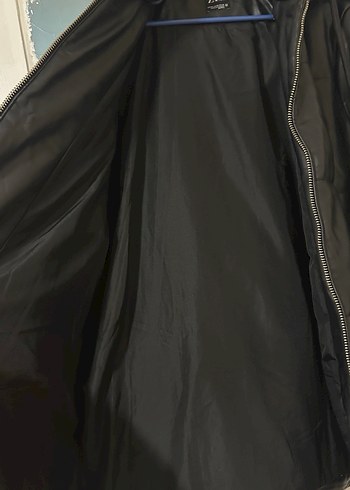 Siyah Deri mont - Görsel 7