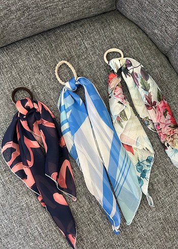 Bohem Çok Renkli Elastik Toka 2 adet - Görsel 2