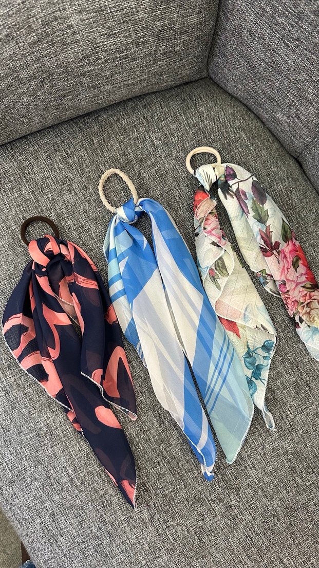 Bohem Çok Renkli Elastik Toka 2 adet - Görsel 2