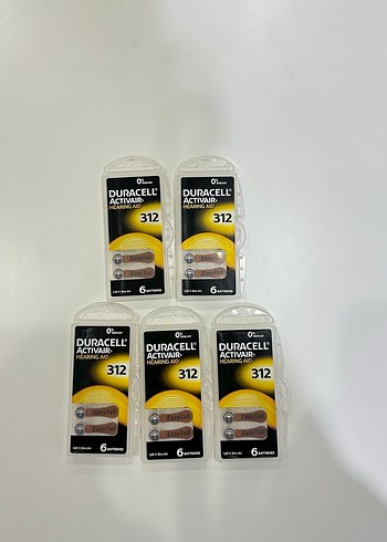 Duracell Activair 312 İşitme Cihazı Pili 5'li - Görsel 2