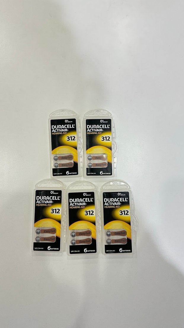 Duracell Activair 312 İşitme Cihazı Pili 5'li - Görsel 2