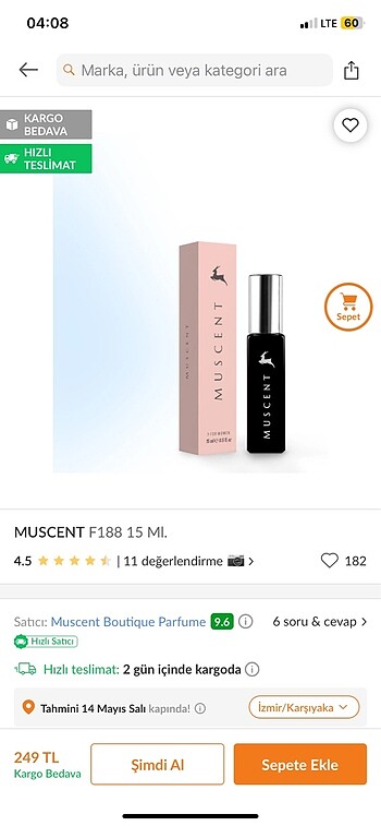 muscent f188 burberry her parfüm