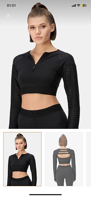 Oysho spor crop top büstiyer