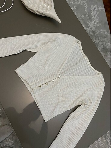 crop bluz hırka