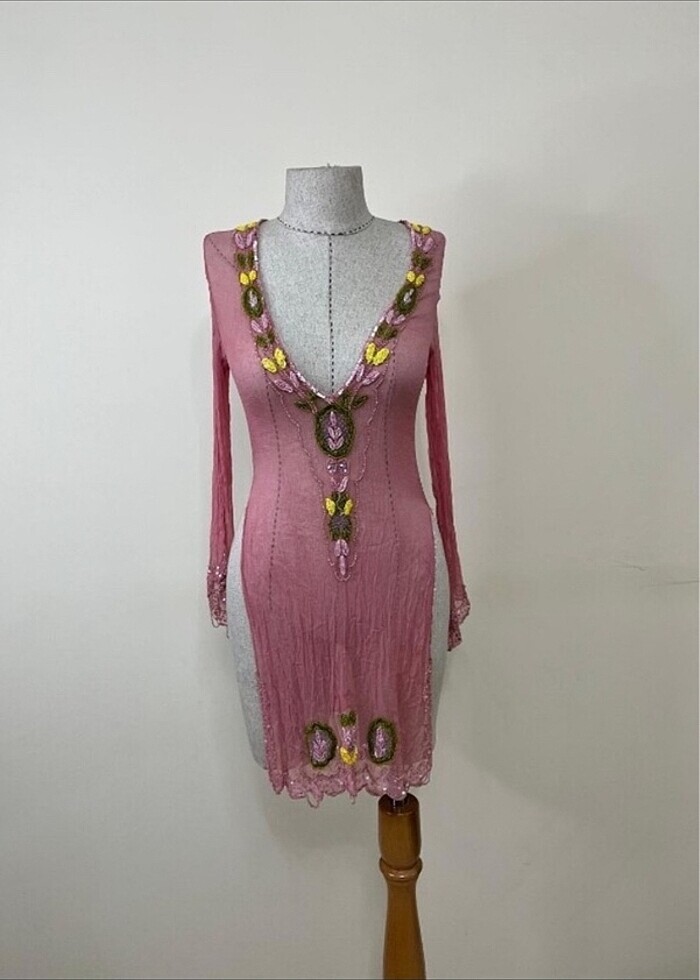 işlemeli pareo - Görsel 4