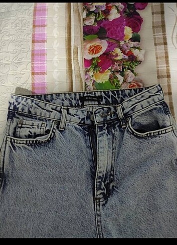32 Beden mavi Renk trendyolmilla pantalon 