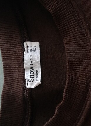 H&M Kahverengi sweatshirt
