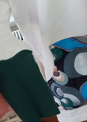 xl Beden Beyaz baskılı sweat