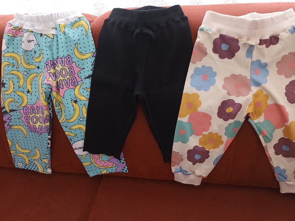 Renkli ve Rahat Kız Çocuk Taytları - Görsel 2