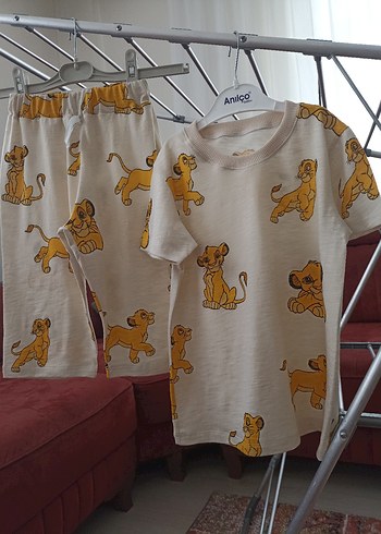 Baskılı Camel Çocuk İçlik Takımı
