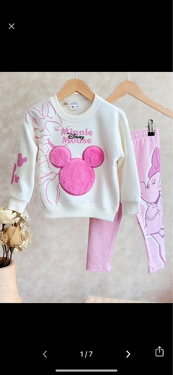 ??KIZ MINNIE MOUSE KIZ TAKIM????????