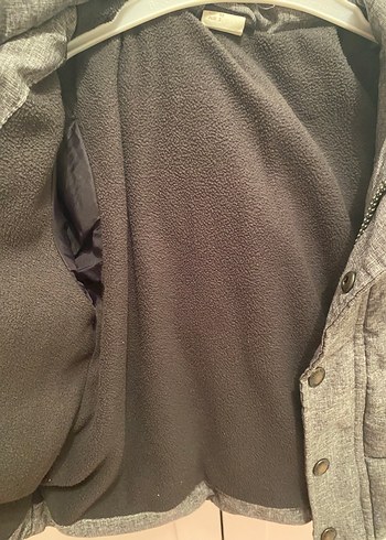 Gri Erkek Çocuk Mont - Görsel 4