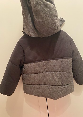 Gri Erkek Çocuk Mont - Görsel 2