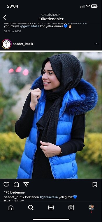 Zara Garzia italia şişme yelek
