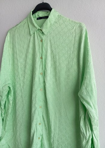 Orfeo Negro Kadın Oversize Gömlek - Görsel 4