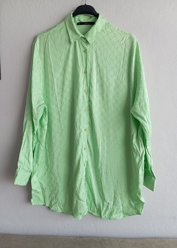 Orfeo Negro Kadın Oversize Gömlek - Görsel 2