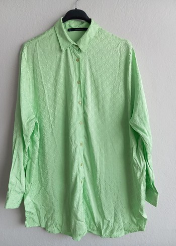 Orfeo Negro Kadın Oversize Gömlek - Görsel 5