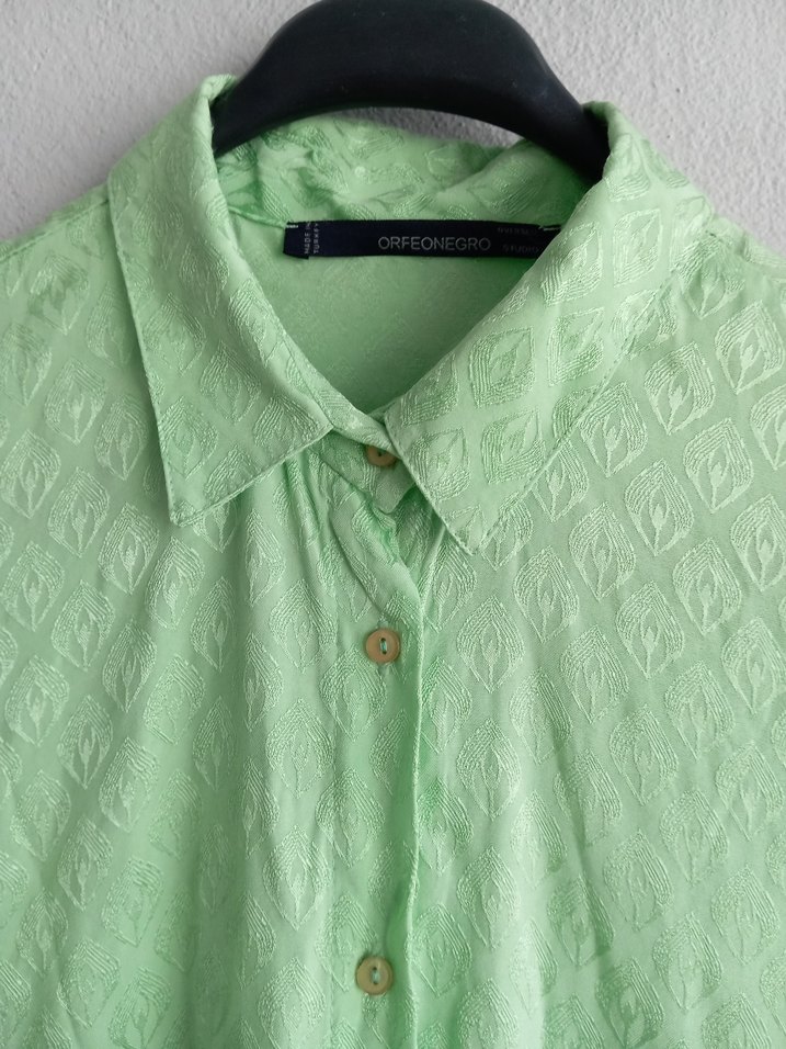 Orfeo Negro Kadın Oversize Gömlek - Görsel 3