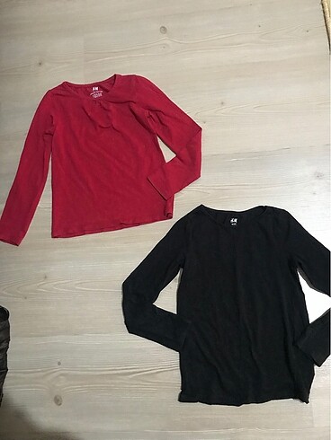 H&M 4 yaş ikili bluz ve mickey alt