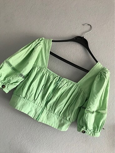 m Beden yeşil Renk Trendyol 38 beden crop