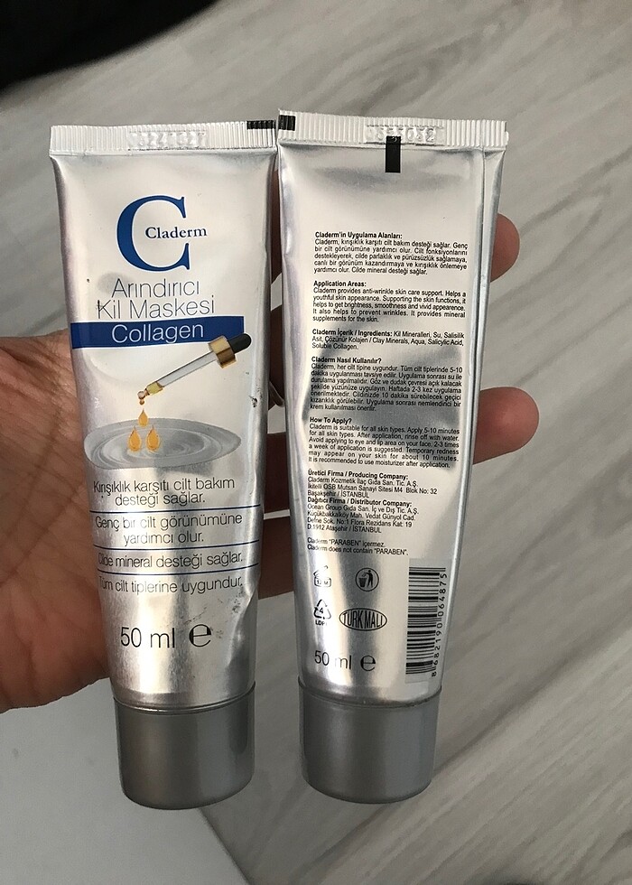 Claderm kolajen maske - Görsel 3