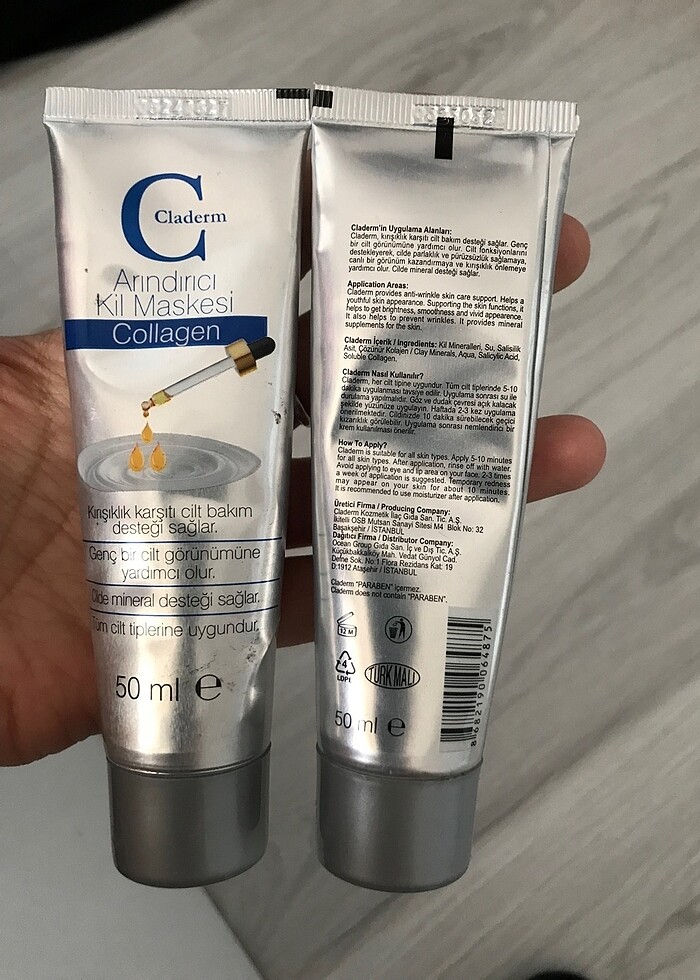 Claderm kolajen maske - Görsel 5