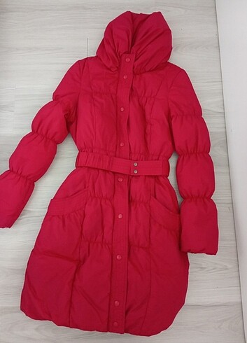 xs Beden bordo Renk Kuş tüyü mont