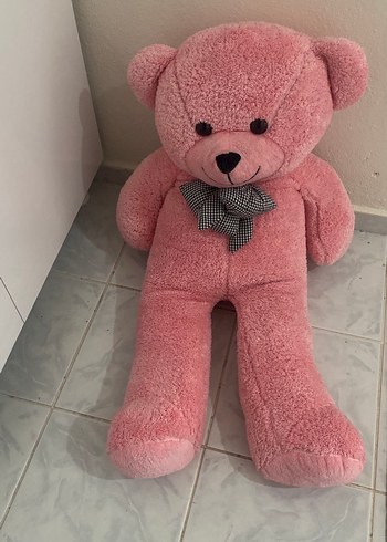 Pembe Peluş Ayıcık Oyuncak - Görsel 2