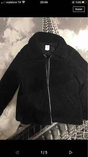 H&M peluş mont teddy
