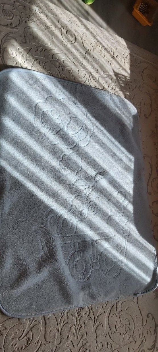 bebe mavisi  Baskılı Çocuk Battaniyesi - Görsel 2