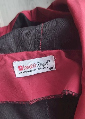 Bordo Kadın yagmurluk - Görsel 2