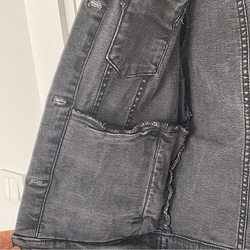 m Beden siyah Renk Siyah Jean/Kot Ceket