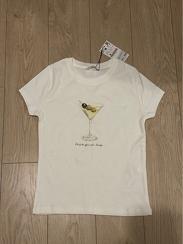 xs Beden beyaz Renk stradivarius baby tee