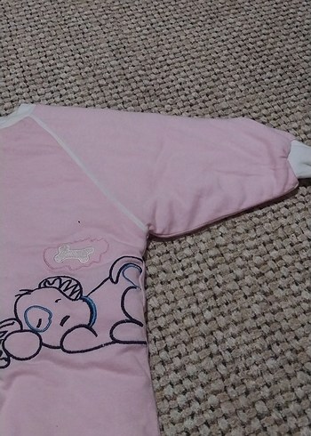 Diğer Kız Bebek Fermuarlı Pembe Tulumu