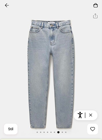Pull and Bear pull and bear mom fit jean