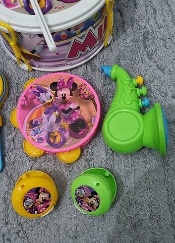  Beden Renk Minnie Mouse Oyuncak Müzik Seti