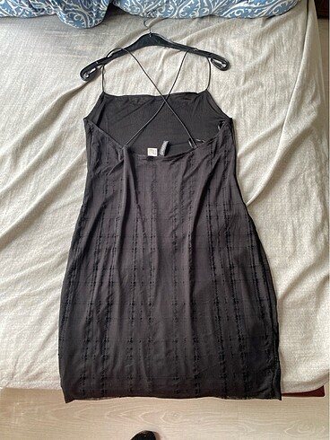 m Beden Siyah mini elbise H&M
