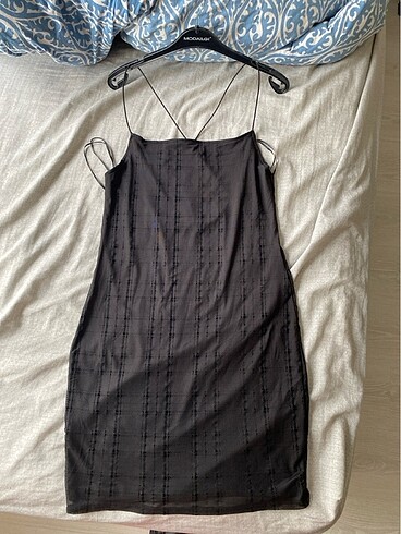 Siyah mini elbise H&M